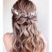 EASEDAILY Flower Bride Wedding Hair Vine Pearl Headpiece for Women and Girls - 15.7inches - Buy Online on SooperMarket.com