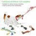 12 Piece Cute Plush Squeak Dog Toys Set | Natural Cotton Puppy Rope & Chicken Tools for Pets | Perfect for Dogs & Puppies - International Shipping - Buy Online on SooperMarket.com
