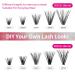 DIY Eyelash Extensions - 200pcs D Curl Mixed Tray (8-16mm) | Reusable & Natural Flare Lashes - Buy Online on SooperMarket.com