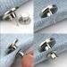 6 Pcs Adjustable Jean Button Pins for Pants - No Sew, No Tools Required | Instant Waist Tightener for Jeans | Reusable and Simple Installation (Style 1) - Buy Online on SooperMarket.com