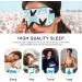 Haskirky Light Blocking Eye Mask for Comfortable Deep Sleep - Breathable & Adjustable for Men and Women | Ideal for Travel, Yoga, Meditation, and Office Use - Buy Online on SooperMarket.com