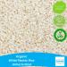 Organic White Risotto Rice (Arborio Rice) 500g | Certified Organic by Fenbrook Organic - Buy Online on SooperMarket.com
