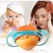 Baby Universal Gyro Bowl - Non-Spill Rotating 360 Degrees Magic Bowl for Toddlers (Green) - Buy Online on SooperMarket.com