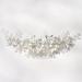 SWEETV Rhinestone Bride Wedding Hair Comb with Pearl Bridal Hair Piece - Handmade Crystal Hair Clip for Women and Girls in Silver - Buy Online on SooperMarket.com
