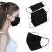 100PCS Black Disposable Face Masks with 3 Layer Protection and Adjustable Ear Loops - Buy Online on SooperMarket.com