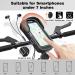 Waterproof 360 Rotatable Mobile Phone Holder for Bicycles - Gray Bracket with Rain Hood for 7 Smartphones & GPS - Buy Online on SooperMarket.com