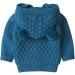 Puseky Baby Knit Sweater with Hooded Ears - 6-12 Months, Denim Blue - Buy Online on SooperMarket.com