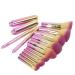 Zetiling 10PCS Makeup Brush Set - Portable Eyebrow Eyeshadow Powder & Concealer Brushes for Flawless Makeup Application - Buy Online on SooperMarket.com