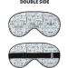 Shop Gymnastics Blue Soft Sleep Eye Mask - Breathable Eye Patch for Women | Perfect Travel & Relaxation Accessory - Buy Online on SooperMarket.com