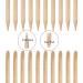 200 Rosewood Manicure Sticks | Professional Nail Care Tools | Orange Wood Nail Shaping Sticks - Buy Online on SooperMarket.com