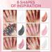 Modelones Poly Gel Kit - 6 Nude Colors Extension Nail Art Set for DIY Manicure - Buy Online on SooperMarket.com