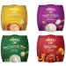Primula Dip Pick N Mix - Create Custom Dips Combo with 4 Flovours - Nacho Cheese Garlic & Herb Sour Cream & Chive Spicy Salsa - Pack of 2 X 150g
