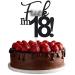 VIKY Tortendeko 18 Birthday Young Girls 18 Birthday Decoration Torten Systems Cake Topper Birthday Glitter Tortendendeko Birthday 18 18th Birthday Kuchendeko 18th birthday party cake decoration