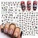5 Sheets Panda Nail Stickers Decal 3D Self-Adhesive Nail Art Supplies Cute Cartoon Nail Decals Designer Nail Stickers Manicure DIY Nail Art Decorations Accessories for Women Kids Girls Design 1