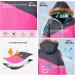 SMONTY Girls Winter Snow Suit Set - Gray/Pink 8 | Hooded Ski Jacket & Pants | Windproof, Waterproof & Warm - Buy Online on SooperMarket.com