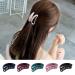 Big Hair Claw Clips - 4.5 Inch Non-Slip Matte Large Clips for Women - Strong Hold for Thick or Thin Hair - 5 Colors - Comfortable and Fashionable - Buy Online on SooperMarket.com