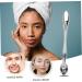 WOONEKY 2pcs Eye Cream Stick Eye Massaging Rod Massaging Tools Face Massager Face Tools Eye Cream Roller Makeup Tools Miniature Garden Tools Wrinkle Remove Stick Gift Zinc Alloy Metal 8x1cm Silver - Buy Online on SooperMarket.com