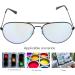Red Green Colorblind Corrective Glasses Set - Includes Glasses Case Cleaning Cloth & Test Card for Enhanced Vision - Buy Online on SooperMarket.com