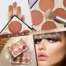 6 Colors Blush Palette with Brush - Matte & Shimmer Powder Blush for Glam Makeup Look | Contour & Highlighter Palette - Buy Online on SooperMarket.com