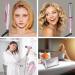 DAN Technology Hair Styling Set - Travel Hair Dryer Mini Flat Iron Curling Iron European Plug Dual Voltage - Portable & Stylish in Pink - Buy Online on SooperMarket.com