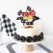 Cyodoos 1Pcs Two Fast Cake Topper Race Car Cake Decoration Racing Car Theme Race Car Theme 2nd Birthday Party Decoration Boy Girl Second Birthday Flag Sign Supplies - Buy Online on SooperMarket.com