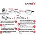SAMSFX Fly Fishing Knot Tying Tool Combo - Quick Loop Tyer, Hook Remover, Retractor - Black Knot Tool for Hooks, Lures, Lines - Buy Online on SooperMarket.com