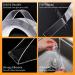 Double Sided Tape Heavy Duty Removable Mounting Tape Picture Hanging Strips Poster Tape for Walls Adhesive Transparent Tape for Carpet Rug Household O2Rolls(1.18inx6.5ft+0.39inx6.5ft) - Buy Online on SooperMarket.com