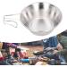 Plplaaoo Stainless Steel 304 Camping Bush Pot | Versatile Camping Cup & Bowl | Easy Clean Dishwasher Safe | Ideal for Hiking & Outdoor Adventures - Buy Online on SooperMarket.com