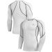 NELEUS Men's 3 Pack Dry Fit Long Sleeve Compression Shirts - Black/Red Stripe, Grey, White 3 Pack - Large 5030 - Workout Running Shirts - Buy Online on SooperMarket.com