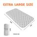 Waterproof Changing Pad Liners 26 x 13 - Hypoallergenic & Reusable - 3 Pack Portable Baby Diaper Change Mat - Gray - Buy Online on SooperMarket.com