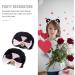 KALLORY 1 Pair Bear Ear Hair Clip Headband Hair Clips Hair Clip for Women Hair Bows Miss Lolita Hand Made Black Pink - Buy Online on SooperMarket.com
