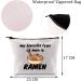 BNQL Ramen Noodle Makeup Bag My Favorite Type of Men is Ramen Gifts for Ramen Noodle Lovers Ramen Print Bag Ramen Foodie Gift (Ramen Noodle Makeup Bag) - Buy Online on SooperMarket.com