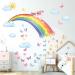 DECOWALL SG2-2309 Rainbow Unicorn Wall Decals - Nursery & Bedroom Decor Stickers - Buy Online on SooperMarket.com