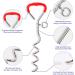 JETOP Heavy Duty Dog Stake & 10 ft Dog Chains Steel Spiral Ground Dog Spike for Outdoor Yard and Camping Dog Camping Accessories for Puppy Pet and Medium Dogs (176 lbs of pull) (Red) - Buy Online on SooperMarket.com