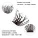 Colored Lash Clusters DIY Eyelash Extensions - 72 C/D Curl Individual Lashes in Brown, Blue, Purple, Green, Red - Thin Band DIT at Home - Volume Mix Color-D 16mm - Buy Online on SooperMarket.com