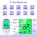 KKmier No Touch Forehead Thermometer for Adults and Kids - 2 in 1 Infrared Digital with Fever Alarm - 2s Instant Reading - 99 Memory Sets - Buy Online on SooperMarket.com