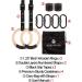 HardyRoar Wood Gymnastic Rings - Crossfit & Body Training Equipment with Easy Install Carabiners & Adjustable Straps - Buy Online on SooperMarket.com
