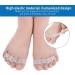 High Elasticity Toe Separator 4-Hole Bunion Corrector | Foot Toe Spreader & Straightener for Hallux Valgus | Toe Separators for Overlapping Toes - Buy Online on SooperMarket.com