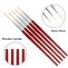5 Pack Nail Art Eyeliner Brush Set for Precision Lines and Detailing - Buy Online on SooperMarket.com