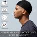 6 Pcs Black Silky Durag Wave Cap Set for Men - No Strings Compressing Doo Rag - Buy Online on SooperMarket.com