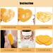 50-Count Compressed Natural Facial Sponges - Reusable Exfoliating and Makeup Removal Sponge Set with Storage Jar - Yellow - Buy Online on SooperMarket.com