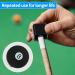 Thinp 2-Piece Billiard Queue Chalk Holder - Recoverable Snooker Chalk Bag - Pool Cue Cover in Black | Shop Internationally - Buy Online on SooperMarket.com