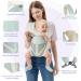 FUNUPUP 4-in-1 Baby Carrier | Portable Newborn to Toddler Sling Carrier | Breathable Mesh | Up to 35lbs | Blue - Buy Online on SooperMarket.com