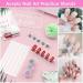 Flasoo Acrylic Nail Holder Stands Set with Magnetic Tip Holders - Silver - Buy Online on SooperMarket.com
