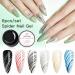MEET ACROSS 6 Colors Spider Gel for Nail Art - Elastic Drawing Gel for UV LED Nails - DIY Manicure Kit with Brushes - Buy Online on SooperMarket.com