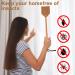 Robust Leather Fly Swatter - 49.5cm Brown Manual Fly Catcher with Wooden Handle for Indoor & Outdoor Use - Buy Online on SooperMarket.com