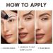 Eyebrow Stamp Stencil Kit - 24 Reusable Stencils | Waterproof Trio Brow Makeup Kit (Dark Brown) - Buy Online on SooperMarket.com
