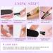 Saviland UV Gel Kit - 2 Pieces Clear & Light Pink Nail Extension & Repair Gel 3.53 oz with Nail Brush & Shapes - Large Capacity Soak-Off UV Gel Set for Perfect Nails - Buy Online on SooperMarket.com