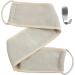 TOEM Back Scrubber Strap for Shower - Exfoliating Wash Cloth Back Washer - Set of 2 Bands - 4 x 32 Inches - Buy Online on SooperMarket.com