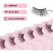 Glowingwin Half Wispy Cat Eye False Eyelashes | Natural Look 10 Pairs Soft Handmade Reusable Faux Mink Corner Lashes - Buy Online on SooperMarket.com